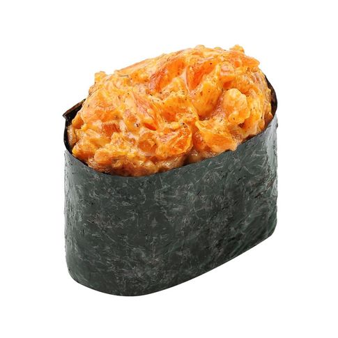 Острые суши с лососем