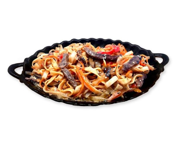 Удон с говядиной