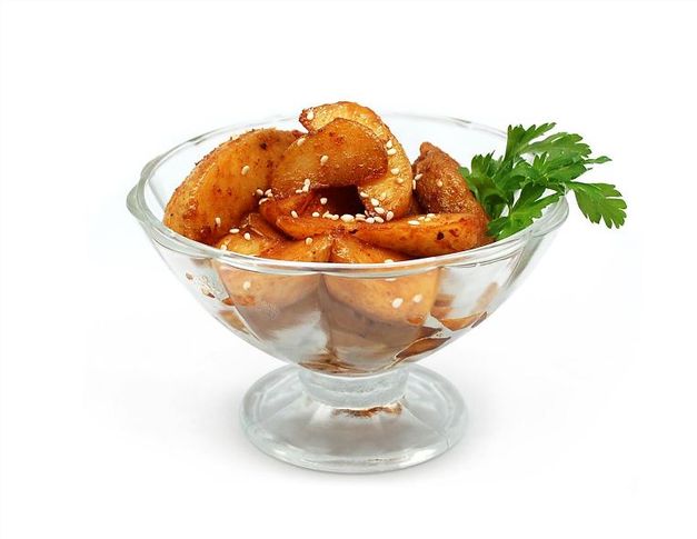 Картофель в соево-медовом соусе