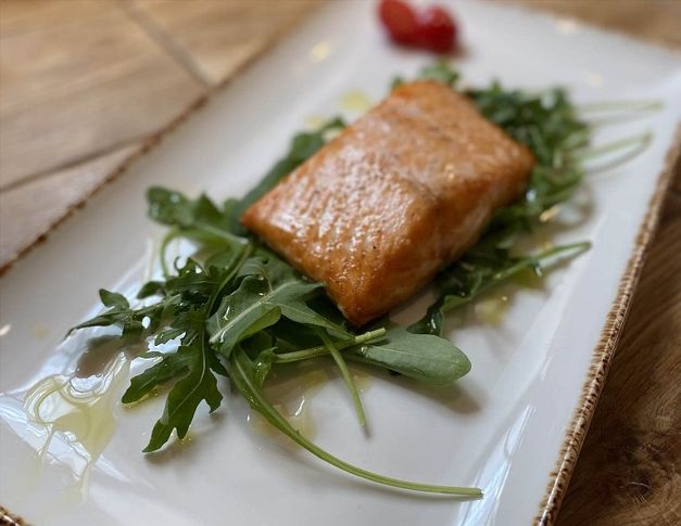 Стейк из лосося