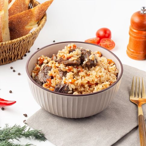 Плов узбекский с говядиной