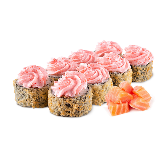 Темпура Лава с лососем