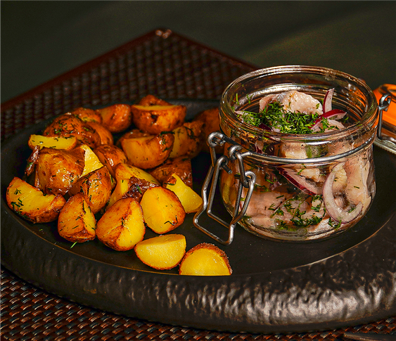 Сельдь с картофелем 