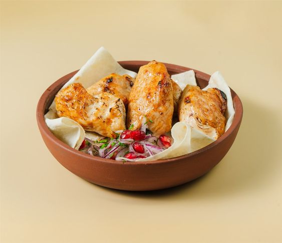 Шашлык из куриного филе