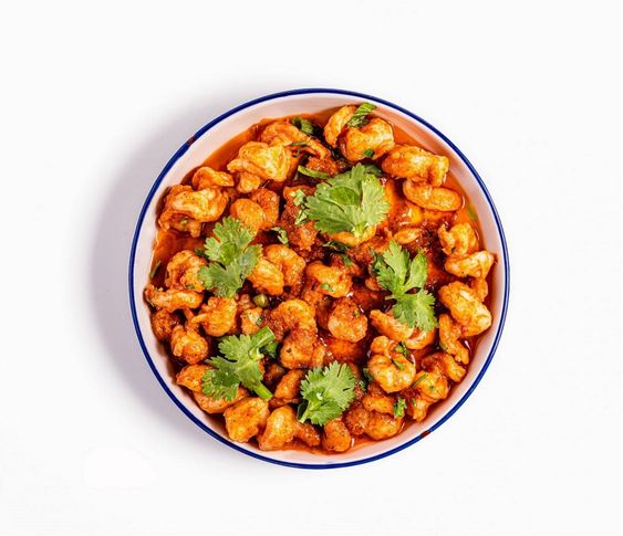 Тигровые креветки в соусе Арабьята