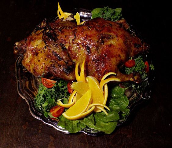 Утка запеченная с яблоками (Заказ за 3 дня)