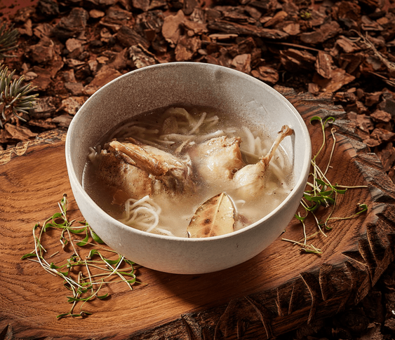 Куриный с домашней лапшой