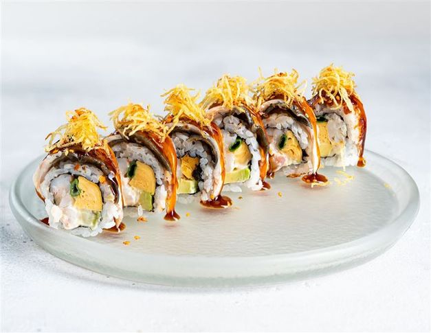 Ролл Угорь и креветка-пай