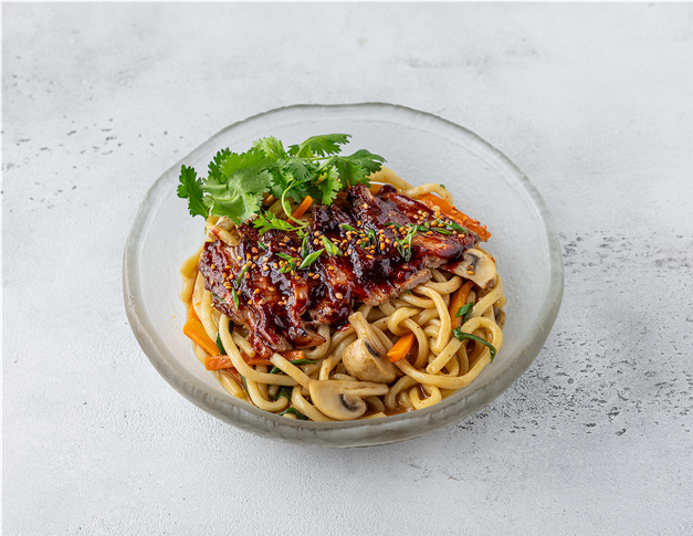 Удон с телятиной