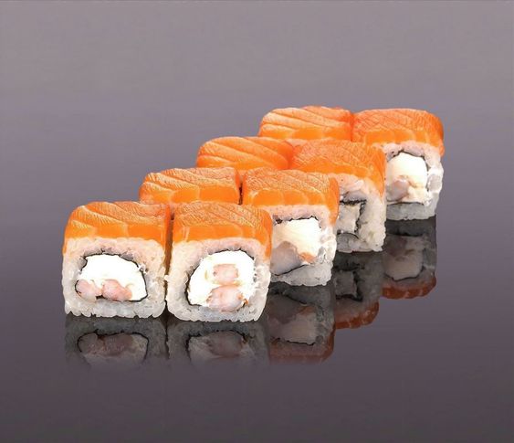 Ролл Филадельфия с креветкой