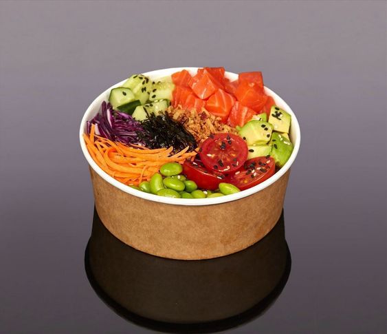 Поке с лососем