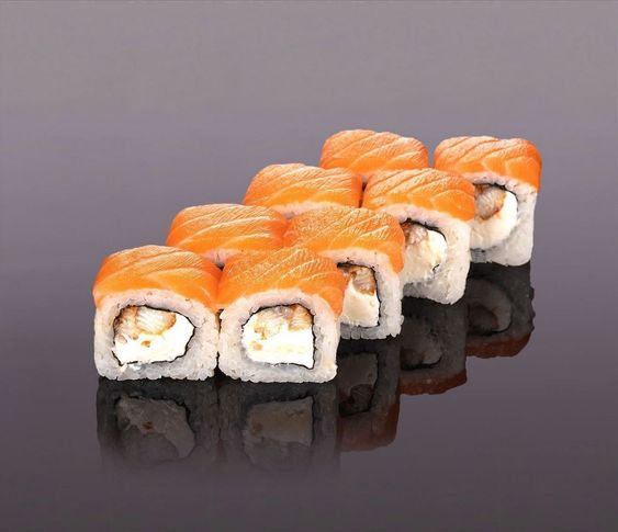 Ролл Филадельфия с угрем