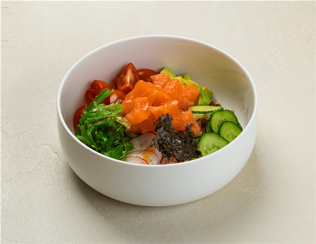 Поке с лососем