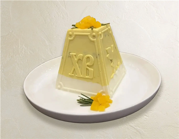 Творожная пасха с кусочками манго