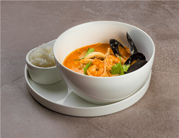 Том-ям с морепродуктами