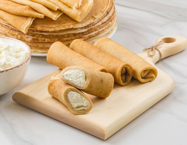 Блинчики с творогом 4 шт.