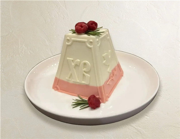 Творожная пасха с малиной