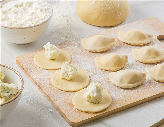 Вареники 4 сыра