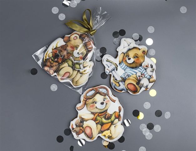 Пряник Мишки 23 февраля